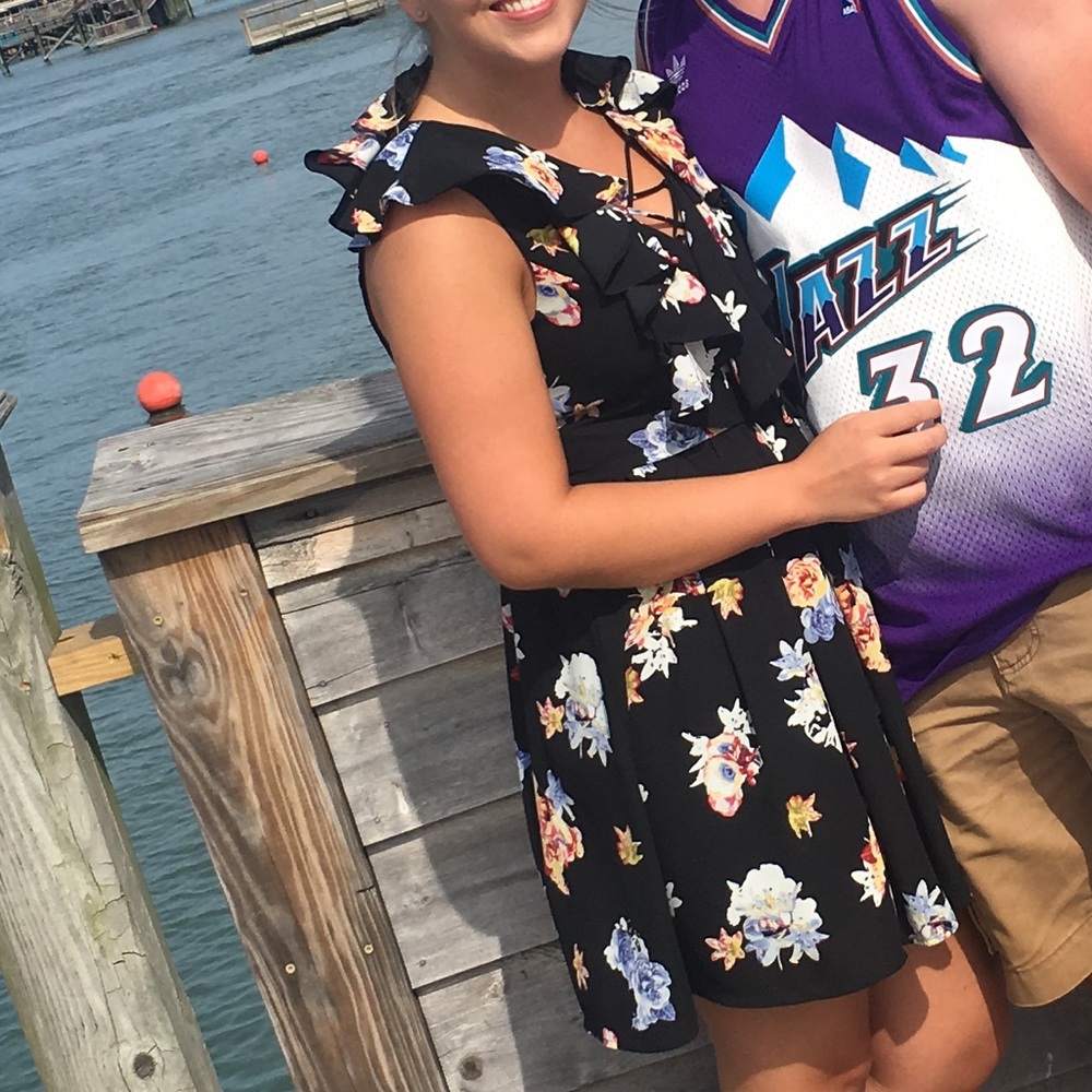 Express floral dress